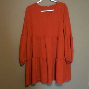Orange/ rust dress size xl